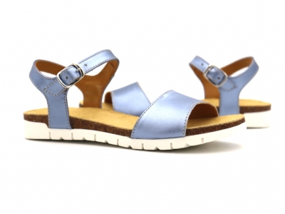 Sandale femei Lui Shoes, cod 2S676, seria ELSA, azur, piele naturala