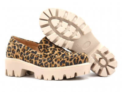 Pantofi femei Lui Shoes, cod 2P445, seria LORI, multicolor, piele naturala