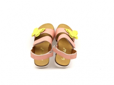 Sandale copii Lui Kids, cod 3S381, seria ELSA SKY, roz pal, piele naturala