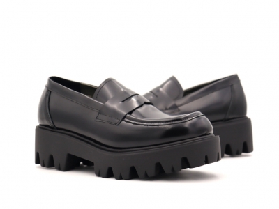 Pantofi femei Lui Kids, cod 2P450, seria LORI, negru, piele naturala