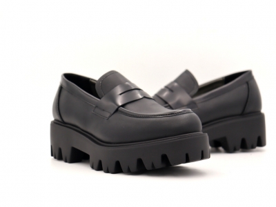 Pantofi femei Lui Shoes, cod 2P454, seria LORI, negru, piele naturala