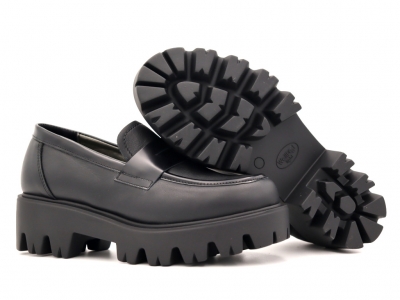 Pantofi femei Lui Shoes, cod 2P454, seria LORI, negru, piele naturala