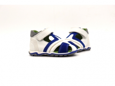Sandale copii Lui Kids, cod 3S383, seria SIMBA, alb, piele naturala