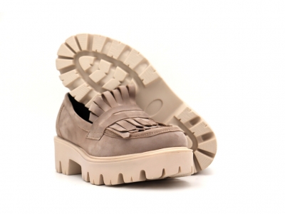 Pantofi femei Lui Shoes, cod 2P459, seria LORI, bej, piele naturala