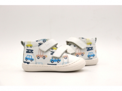 Pantofi sport copii Lui Kids, cod 3A965, seria PRIMO S, alb, piele naturala