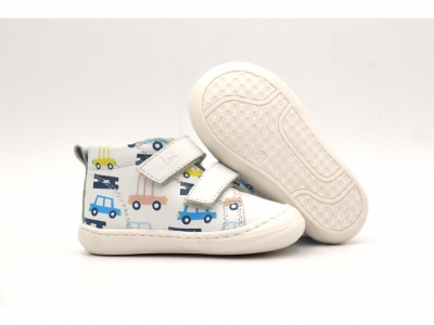 Pantofi sport copii Lui Kids, cod 3A965, seria PRIMO S, alb, piele naturala