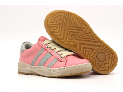 Pantofi sport copii fete Lui Shoes, cod 6A140, seria ANDOS, roz, piele naturala