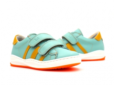 Pantofi sport copii Lui Kids, cod 3A970, seria ANDOS SKY, verde pal, piele naturala