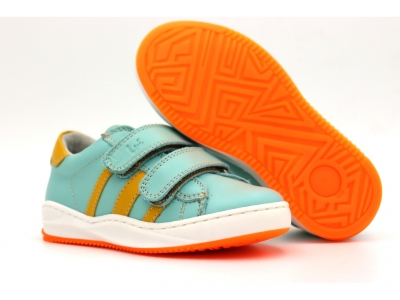 Pantofi sport copii Lui Kids, cod 3A970, seria ANDOS SKY, verde pal, piele naturala