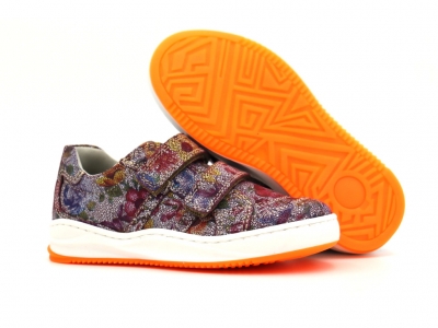 Pantofi sport copii fete Lui Kids, cod 6A141, seria ANDOS SKY, multicolor, piele naturala