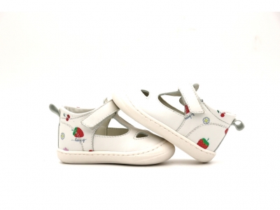 Pantofi sport copii Lui Kids, cod 3A977, seria FIRST, alb, piele naturala