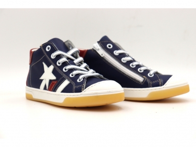 Pantofi sport copii Lui Shoes, cod 3A982, seria MEGASTAR, bleumarin, piele naturala