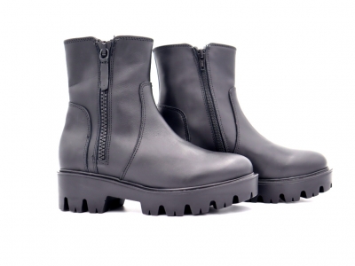 Botine femei Lui Shoes, cod 2B109, seria NOVEMBER, negru, piele naturala