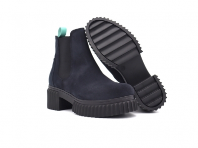 Botine femei Lui Shoes, cod 2B120, seria PEZZO E, bleumarin, piele naturala