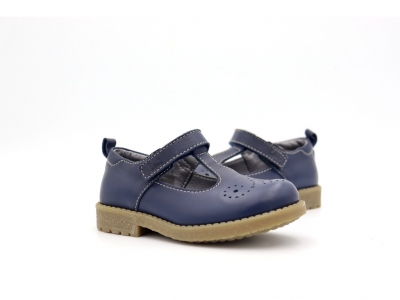 Pantofi copii Lui Shoes, cod 3P70, seria SARA, bleumarin, piele naturala