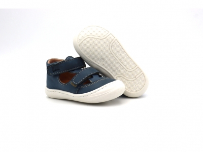 Sandale copii Lui Kids, cod 3S394, seria NATUR FLEX, albastru, piele naturala