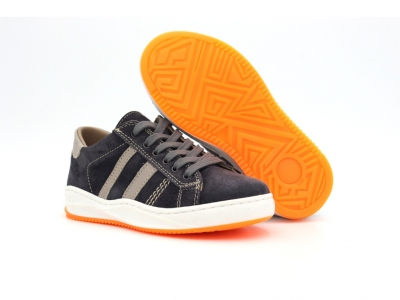 Pantofi sport copii Lui Kids, cod 3A1035, seria ANDOS, gri, piele naturala