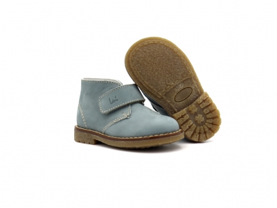 Ghete copii Lui Kids, cod 3G2495, seria CREP SKY, albastru, piele naturala