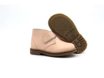 Ghete copii Lui Kids, cod 3G2496, seria CREP SKY, roz pal, piele naturala