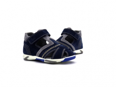 Sandale copii Lui Kids, cod 3S400, seria SIMBA, bleumarin, piele naturala