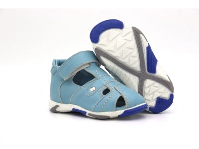 Sandale copii Lui Kids, cod 3S407, seria SIMBA, azur, piele naturala