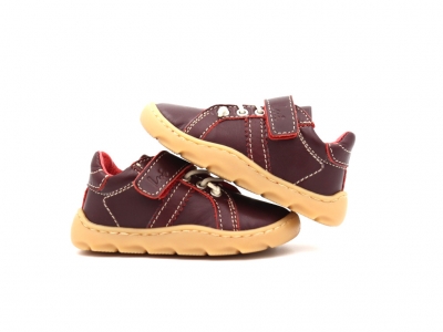 Pantofi sport copii Lui Kids, cod 3A1079, seria TIGER, bordo, piele naturala