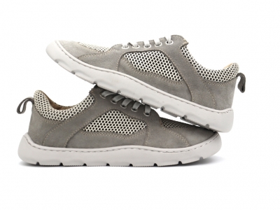 Pantofi sport copii Lui Kids, cod 3A1087, seria NETT, gri, piele naturala