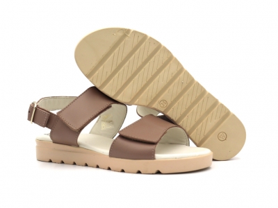 Sandale femei Lui Shoes, cod 2S680, seria MIA, bej, piele naturala