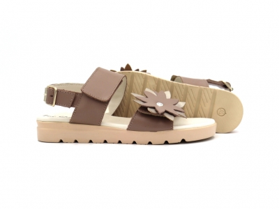 Sandale femei Lui Shoes, cod 2S683, seria MIA, bej, piele naturala