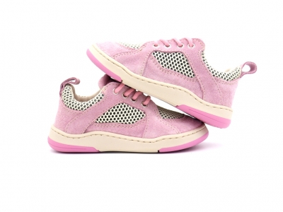 Pantofi sport copii Lui Kids, cod 3A1143, seria NETT, roz, piele naturala