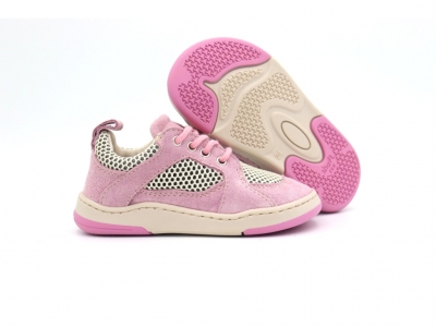 Pantofi sport copii Lui Kids, cod 3A1143, seria NETT, roz, piele naturala