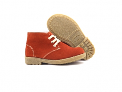 Ghete copii Lui Kids, cod 3G2506, seria CREP, bronz, piele naturala