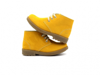 Ghete copii Lui Kids, cod 3G2512, seria CREP, galben, piele naturala