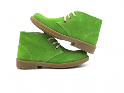 Ghete copii Lui Kids, cod 3G2515, seria CREP, verde lime, piele naturala