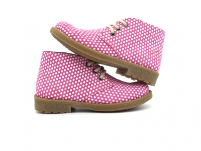 Ghete copii Lui Kids, cod 3G2519, seria CREP, roz, piele naturala