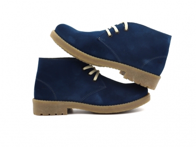 Ghete femei Lui Shoes, cod 2G1011, seria CREP, bleumarin, piele naturala