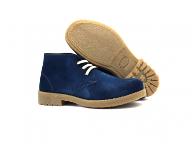 Ghete femei Lui Shoes, cod 2G1011, seria CREP, bleumarin, piele naturala