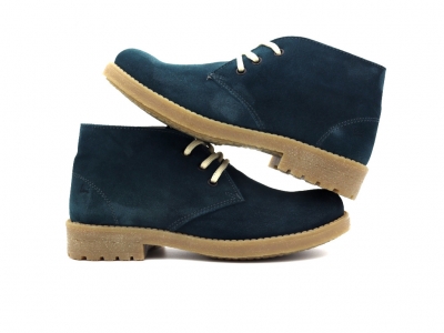 Ghete femei Lui Shoes, cod 2G1012, seria CREP, turcoaz, piele naturala