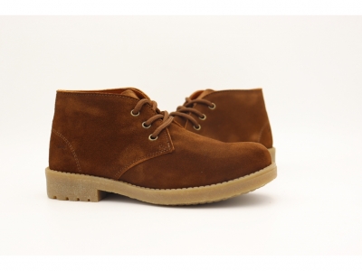 Ghete femei Lui Shoes, cod 2G1014, seria CREP, maro, piele naturala