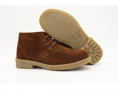 Ghete femei Lui Shoes, cod 2G1014, seria CREP, maro, piele naturala