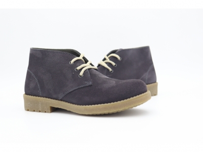 Ghete femei Lui Shoes, cod 2G1018, seria CREP, gri, piele naturala