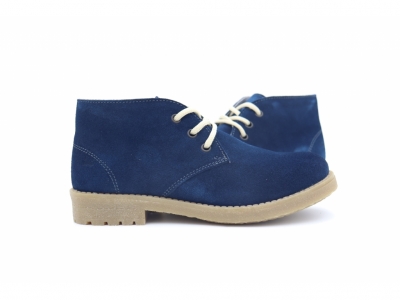 Ghete femei Lui Shoes, cod 2G1019, seria CREP, bleumarin, piele naturala