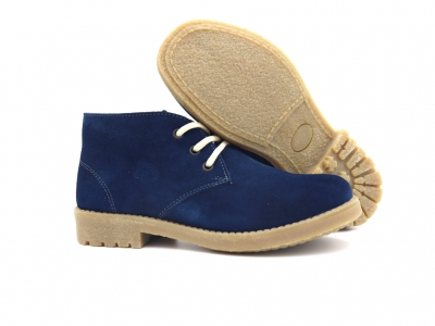 Ghete femei Lui Shoes, cod 2G1019, seria CREP, bleumarin, piele naturala