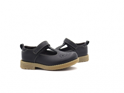 Pantofi copii Lui Kids, cod 3P73, seria SARA, negru, piele naturala