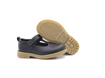 Pantofi copii Lui Kids, cod 3P73, seria SARA, negru, piele naturala