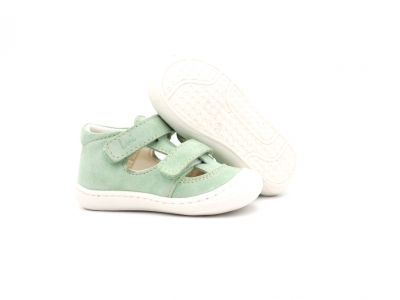 Sandale copii Lui Kids, cod 3S427, seria NATUR FLEX, verde pal, piele naturala