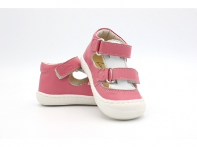 Sandale copii Lui Kids, cod 3S428, seria NATUR FLEX, roz, piele naturala