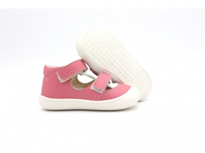 Sandale copii Lui Kids, cod 3S428, seria NATUR FLEX, roz, piele naturala