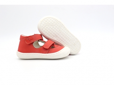 Sandale copii Lui Kids, cod 3S429, seria NATUR FLEX, rosu, piele naturala
