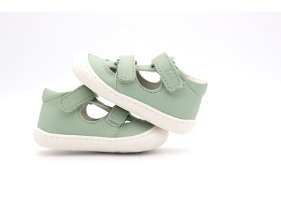 Sandale copii Lui Kids, cod 3S432, seria NATUR FLEX, verde pal, piele naturala